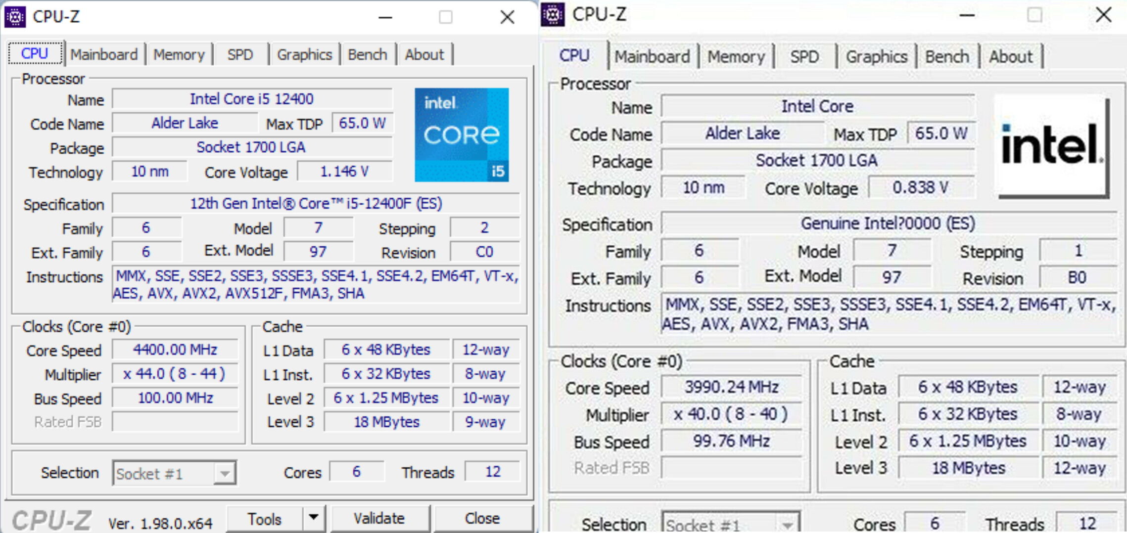 Risorsa grafica - foto, screenshot o immagine in genere - relativa ai contenuti pubblicati da unixzone.it | Nome immagine: news32684_Intel-Core-i5-12400-Engineering-Sample_3.jpg