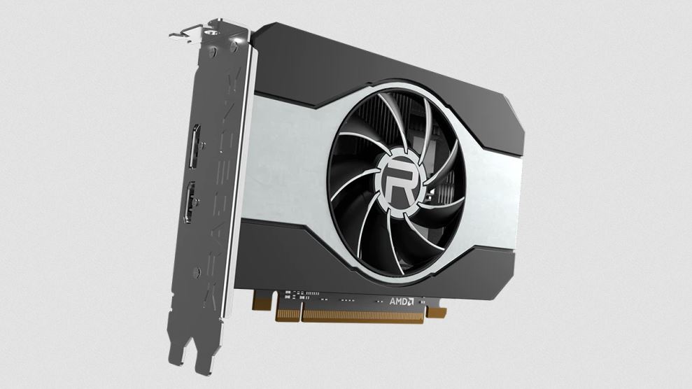 Media asset in full size related to 3dfxzone.it news item entitled as follows: AMD annuncia le Radeon RX 6500 XT e Radeon RX 6400 per il gaming a 1080p | Image Name: news32842_AMD-Radeon-RX-6500-XT_1.jpg