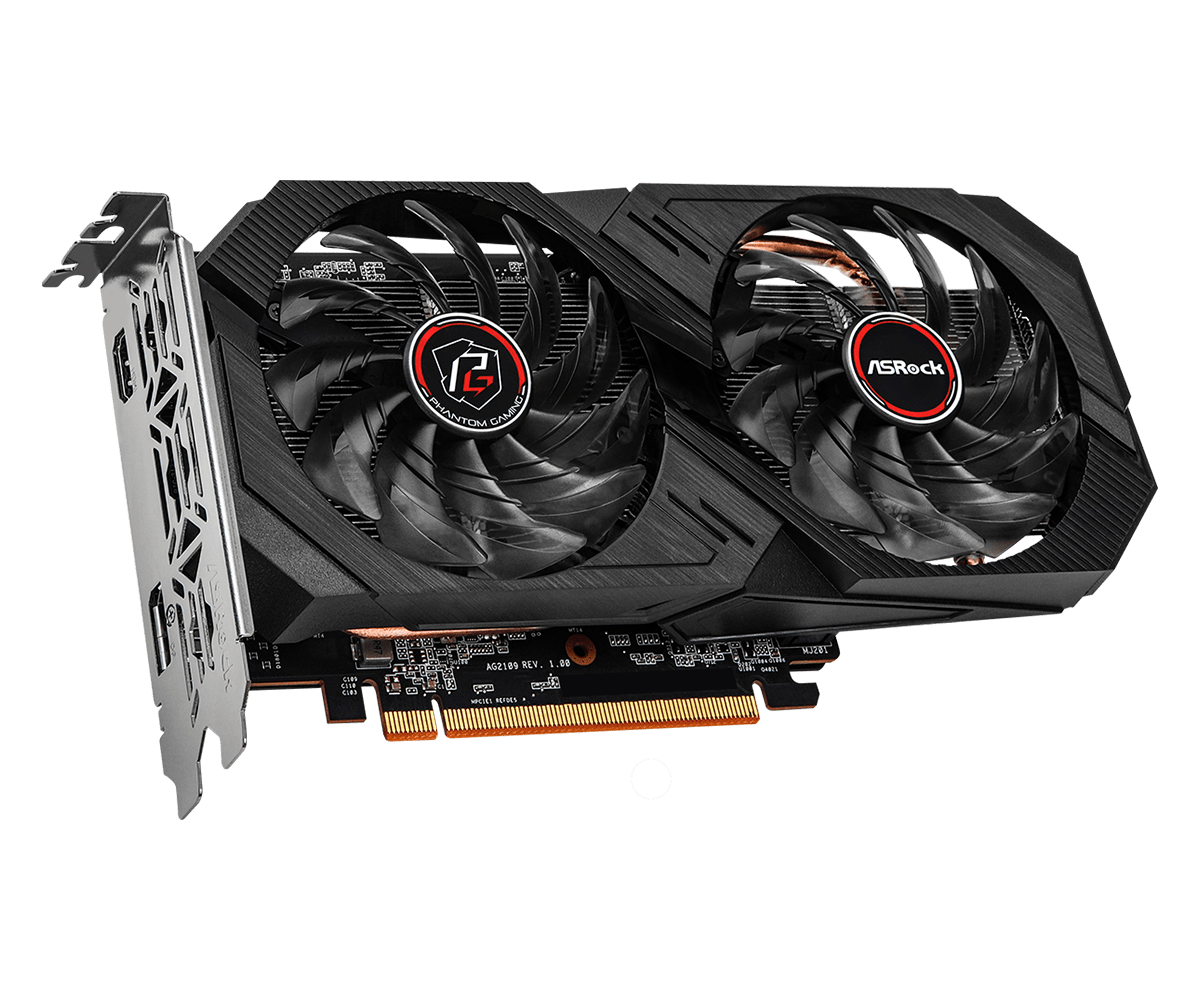 Immagine pubblicata in relazione al seguente contenuto: ASRock rivela una specifica PCI-Express non eccelsa della Radeon RX 6500 XT | Nome immagine: news32850_AMD-Radeon-RX-6500-XT-Phantom-Gaming-D-4GB-OC_1.png