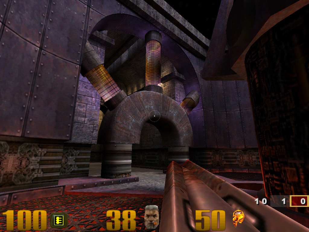 Immagine pubblicata in relazione al seguente contenuto: 3dfx Historical Assets | Official Videogame Demos | Download Quake III Arena | Nome immagine: news32876_Quake-III-Arena_Screenshot_1.jpg