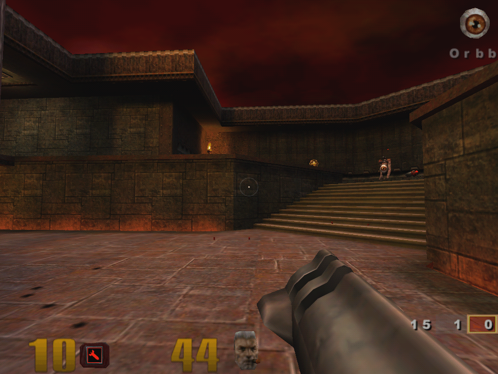 Media asset in full size related to 3dfxzone.it news item entitled as follows: 3dfx Historical Assets | Official Videogame Demos | Download Quake III Arena | Image Name: news32876_Quake-III-Arena_Screenshot_2.gif