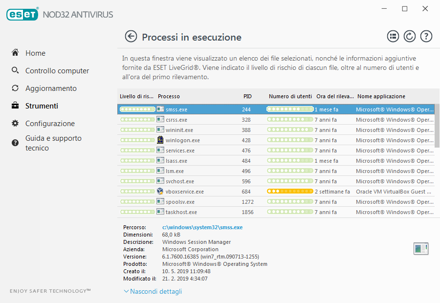 Media asset in full size related to 3dfxzone.it news item entitled as follows: ESET rilascia NOD32 Antivirus 15.0.23.0 con ThreatSense engine - Bug fixing | Image Name: news32887_ESET-NOD32-Antivirus-Screenshoot_1.png