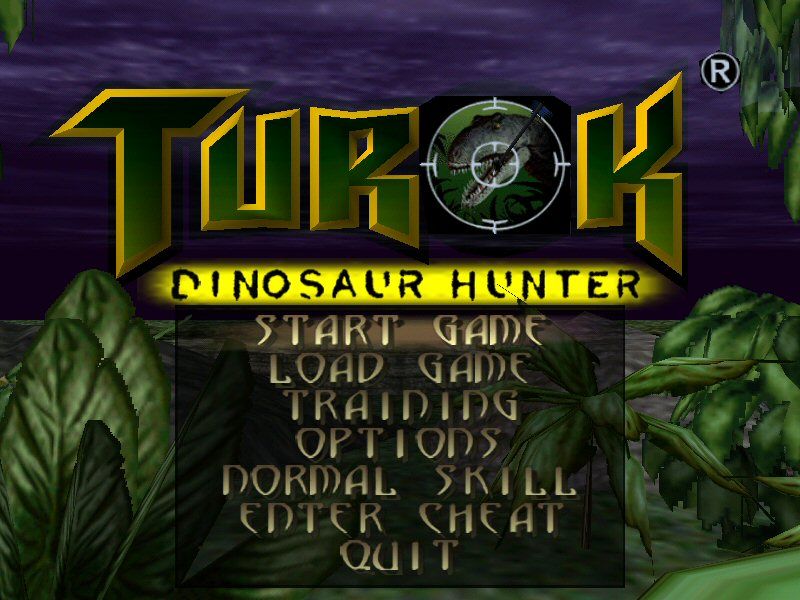 Media asset in full size related to 3dfxzone.it news item entitled as follows: 3dfx Historical Assets | Official Videogame Demos | Turok: Dinosaur Hunter | Image Name: news32986_Turok-Dinosaur-Hunter_1.jpg