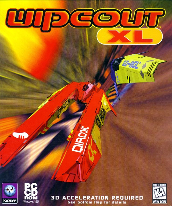 Immagine pubblicata in relazione al seguente contenuto: 3dfx Historical Assets | Official Videogame Demos | Wipeout XL (2097) Demo | Nome immagine: news33049_Wipeout-XL-PC-Cover_1.png