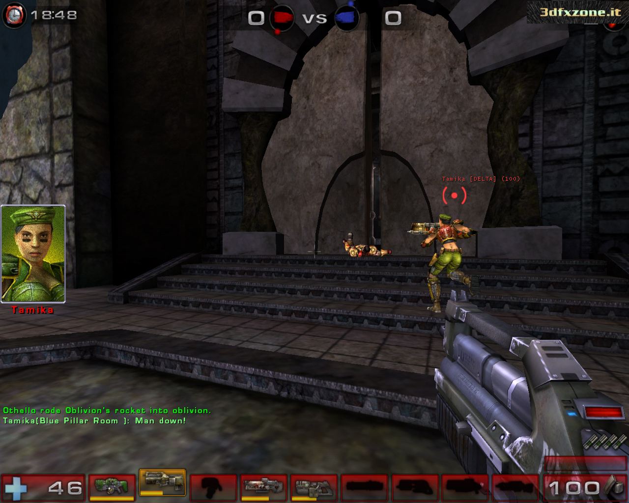 Immagine pubblicata in relazione al seguente contenuto: 3dfx Historical Assets | Official Videogame Demos | Unreal Tournament 2004 | Nome immagine: news33070_Unreal-Tournament-2004_3dfx-Voodoo5-6000_Screenshot_1.jpg