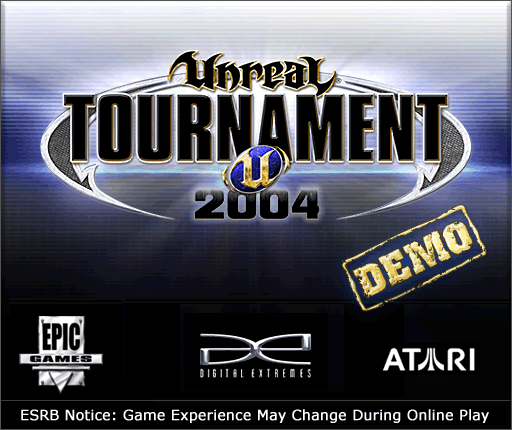 Media asset in full size related to 3dfxzone.it news item entitled as follows: 3dfx Historical Assets | Official Videogame Demos | Unreal Tournament 2004 | Image Name: news33070_Unreal-Tournament-2004_Setup_Logo.bmp