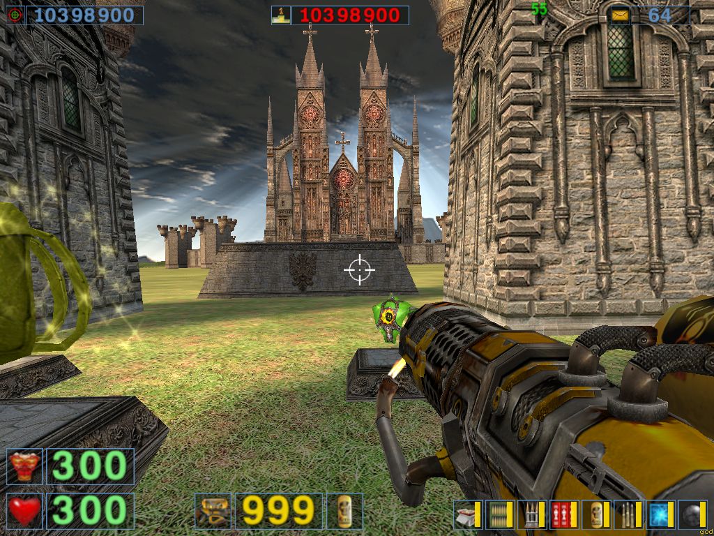 Immagine pubblicata in relazione al seguente contenuto: 3dfx Historical Assets | Videogame Demos | Serious Sam The Second Encounter | Nome immagine: news33079_Serious-Sam-The-Second-Encounter_3dfx-Voodoo5-6000_Screenshot_1.jpg