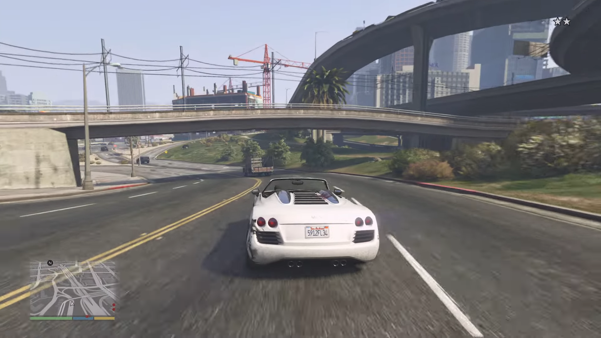Immagine pubblicata in relazione al seguente contenuto: Primi 30 minuti di gameplay tratti da GTA V su PlayStation 5 con ray tracing | Nome immagine: news33085_GTA-V_PS5_Fidelity-Mode_Screenshot_1.png