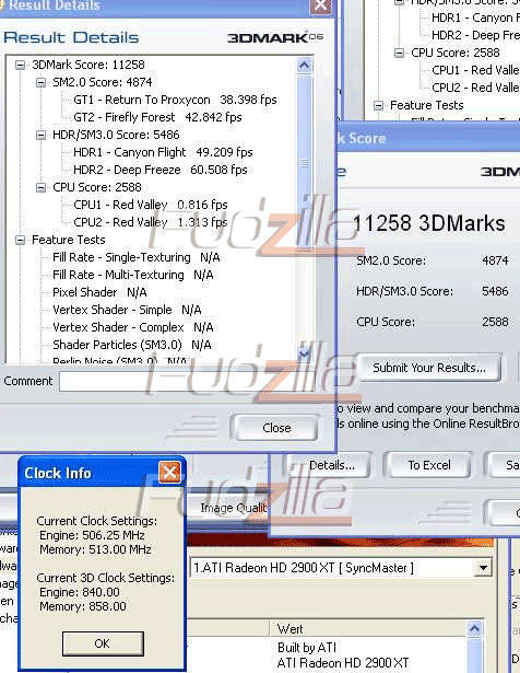 Media asset in full size related to 3dfxzone.it news item entitled as follows: Radeon HD 2900XT, stabile in overclock a 840MHz (+100MHz) | Image Name: news4989_1.gif