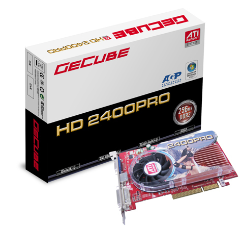 Immagine pubblicata in relazione al seguente contenuto: GECUBE lancia una Radeon HD 2400 Pro per bus AGP 8X | Nome immagine: news5457_1.jpg