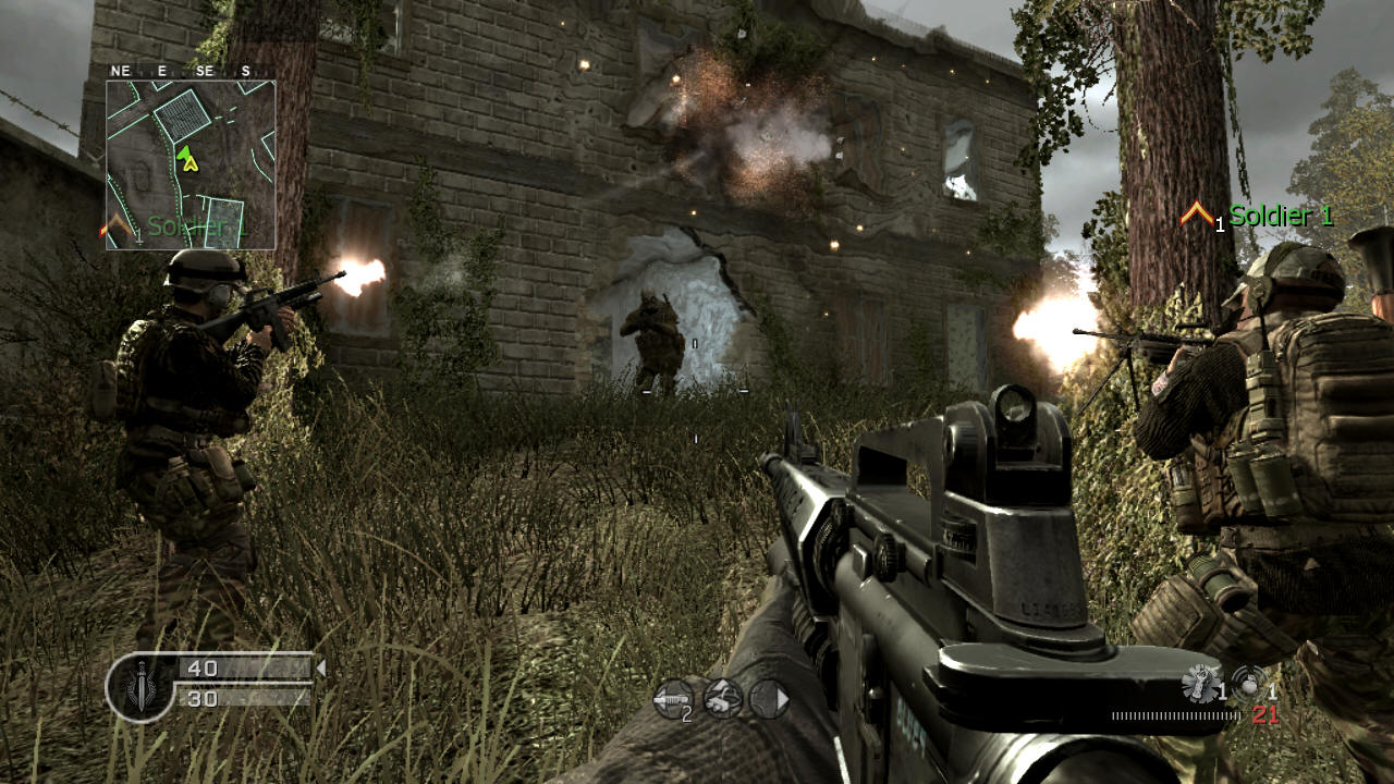 Immagine pubblicata in relazione al seguente contenuto: Nuovi screenshot del game Call of Duty 4 | Nome immagine: news5467_1.jpg