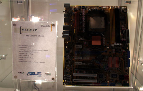 Media asset in full size related to 3dfxzone.it news item entitled as follows: ASUS mostra la motherboard M3A-MVP (RD780 based) | Image Name: news5503_1.jpg
