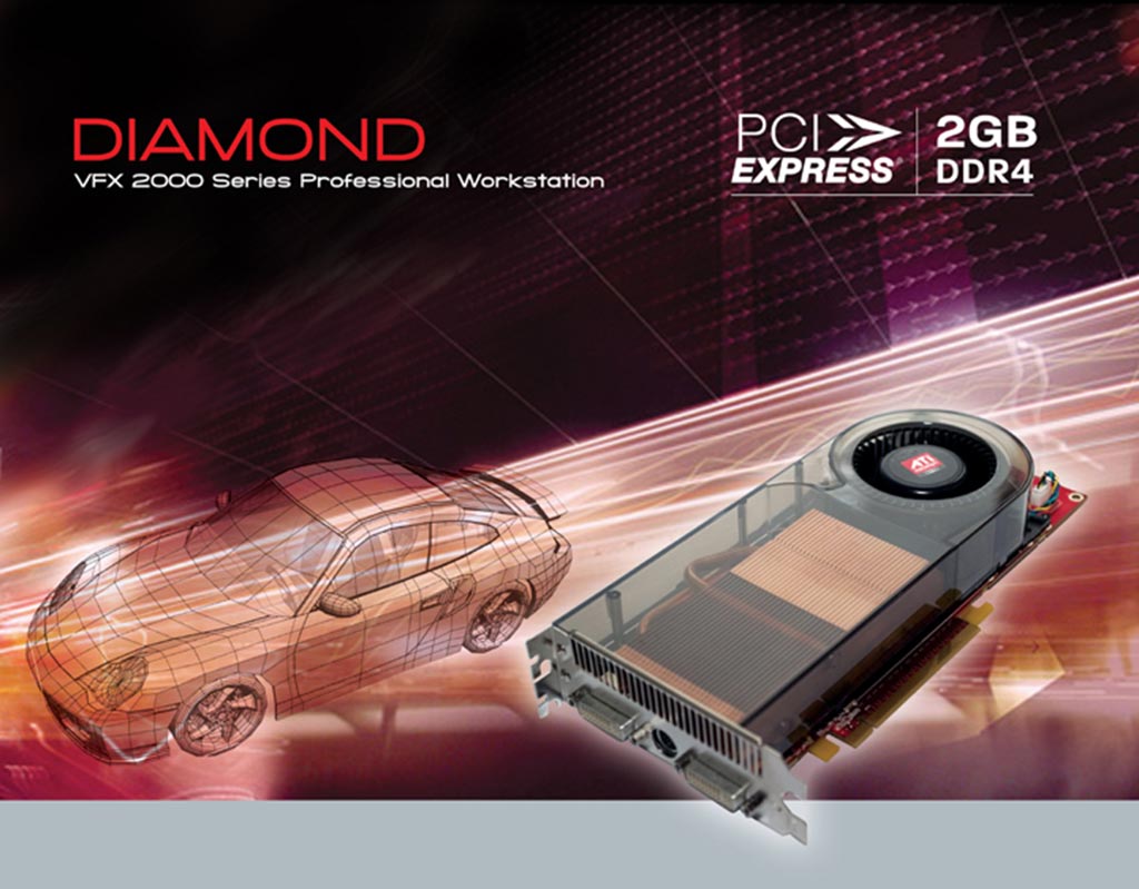 Immagine pubblicata in relazione al seguente contenuto: Foto della video card VFX 2000 con 2Gb di RAM by Diamond | Nome immagine: news5548_2.jpg