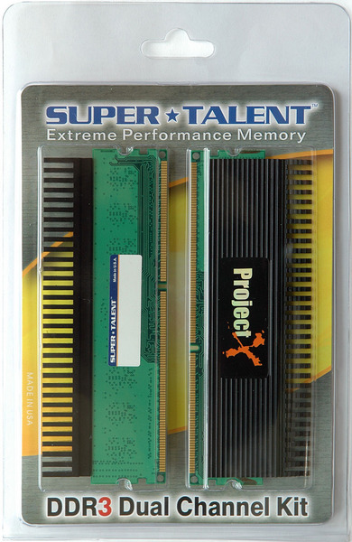 Immagine pubblicata in relazione al seguente contenuto: Da Super Talent i kit DDR3 Project X a 1800Mhz e 1600MHz | Nome immagine: news5627_2.jpg