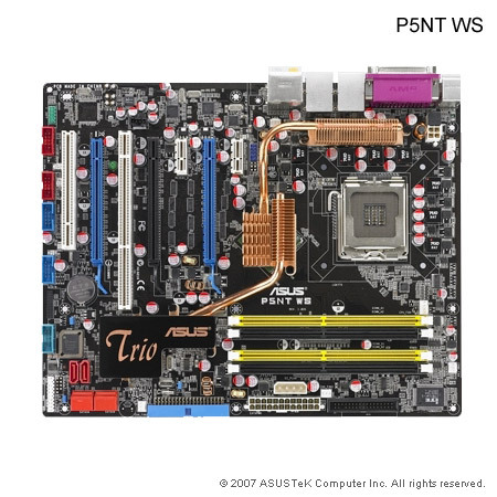 Media asset in full size related to 3dfxzone.it news item entitled as follows: ASUS lancia P5NT, la sua 1 mobo con chip-set nForce 680i LT | Image Name: news5636_1.jpg