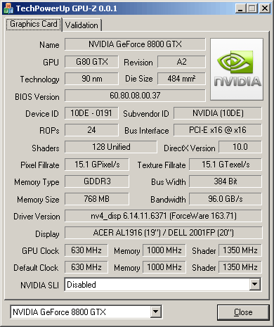 Immagine pubblicata in relazione al seguente contenuto: Video Card Information Tools: GPU-Z 0.0.3 | Nome immagine: news5814_1.gif