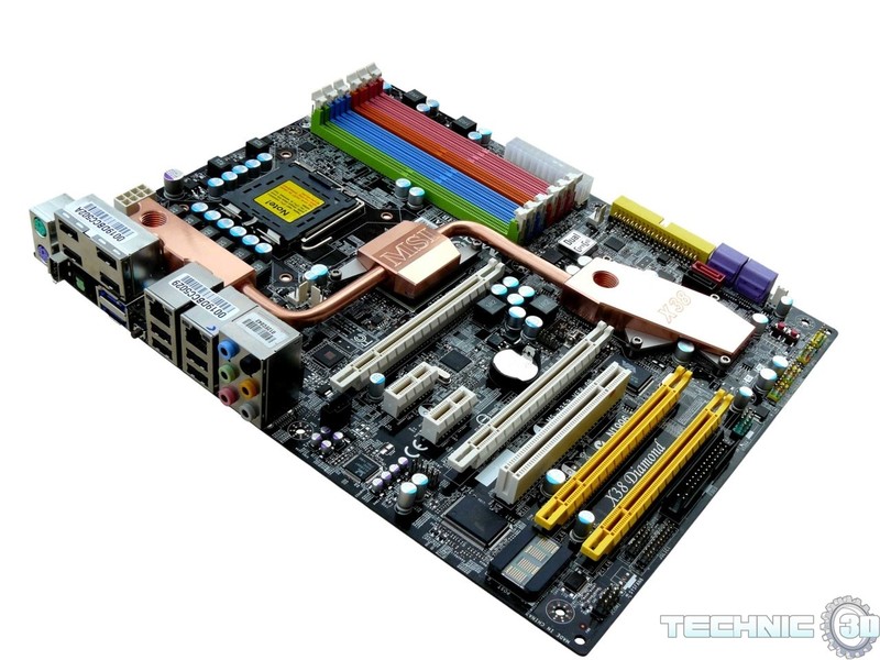 Immagine pubblicata in relazione al seguente contenuto: MSI risponde alle mobo RoG di ASUS con la HydroGenX38 | Nome immagine: news5832_1.jpg