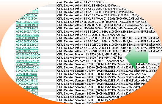 Immagine pubblicata in relazione al seguente contenuto: AMD Phenom X4 9500, 9600 e 9700, gi noti i prezzi | Nome immagine: news6047_1.jpg