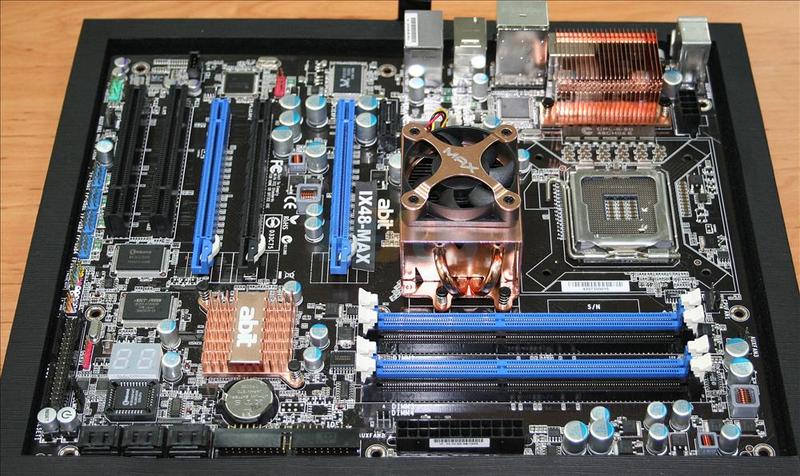 Immagine pubblicata in relazione al seguente contenuto: Foto e info della mobo IX48-MAX di Abit per le cpu Intel | Nome immagine: news6168_1.jpg