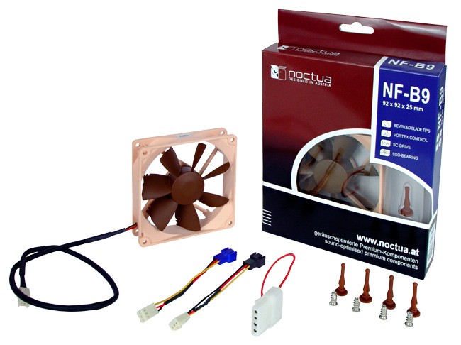 Immagine pubblicata in relazione al seguente contenuto: Alta efficienza e bassa rumorosit per il cooler NF-B9 di Noctua | Nome immagine: news6780_2.jpg