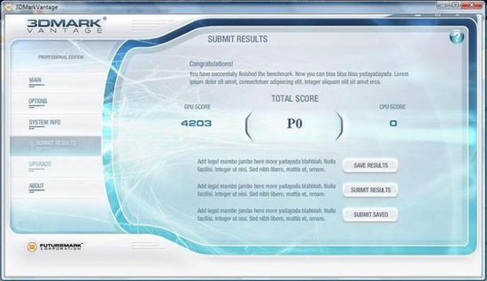 Immagine pubblicata in relazione al seguente contenuto: 3DMark Vantage, nuovi screenshot dell'interfaccia e dei test | Nome immagine: news6840_2.jpg