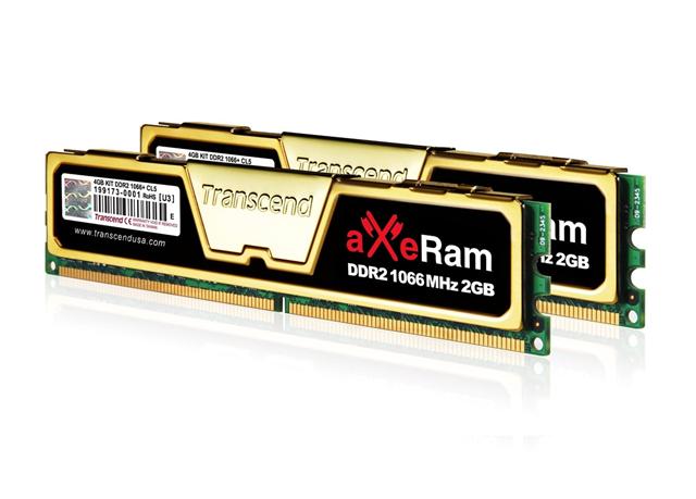 Immagine pubblicata in relazione al seguente contenuto: Transcend lancia aXeRam DDR2-1066+ Extreme Performance | Nome immagine: news6851_1.jpg