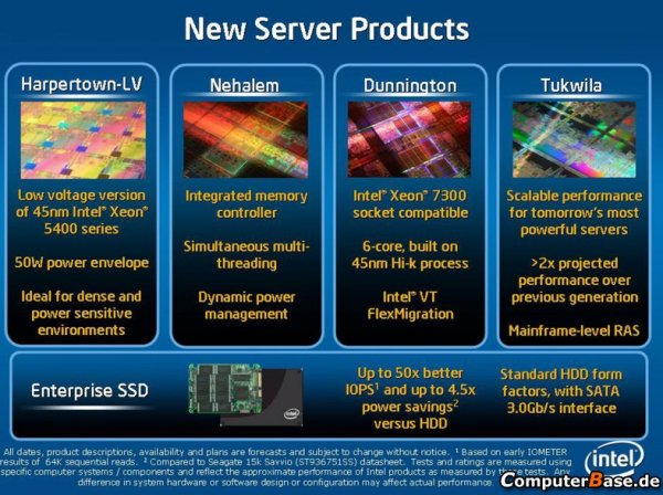 Media asset in full size related to 3dfxzone.it news item entitled as follows: Dunnington,  in foto il die della nuova cpu Xeon a 6 core di Intel | Image Name: news7027_2.jpg