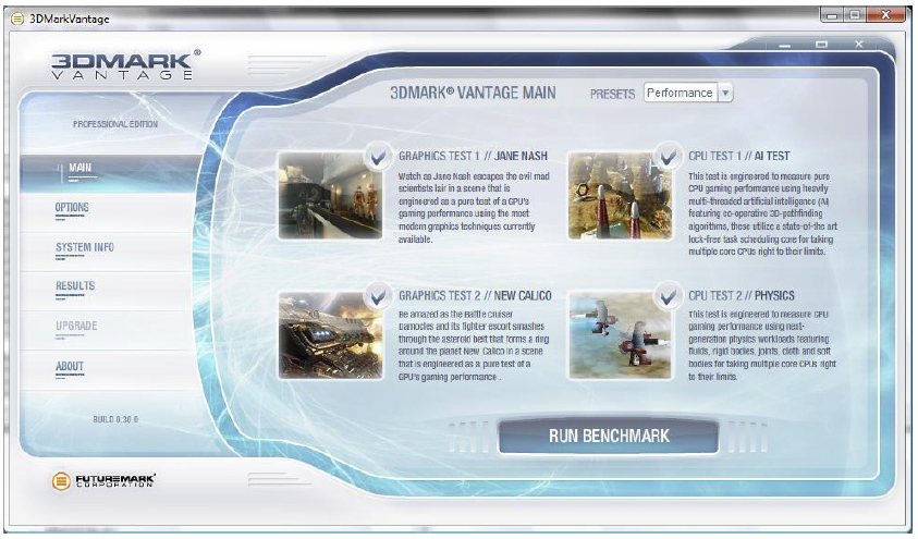 Immagine pubblicata in relazione al seguente contenuto: Futuremark rilascia il benchmark 3DMark Vantage 1.0.0 | Nome immagine: news7421_1.jpg