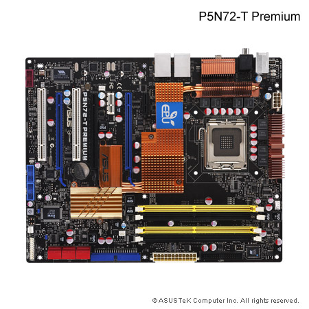 Media asset in full size related to 3dfxzone.it news item entitled as follows: ASUS lancia la mobo P5N72-T Premium basata su nForce 780i SLI | Image Name: news7669_1.jpg