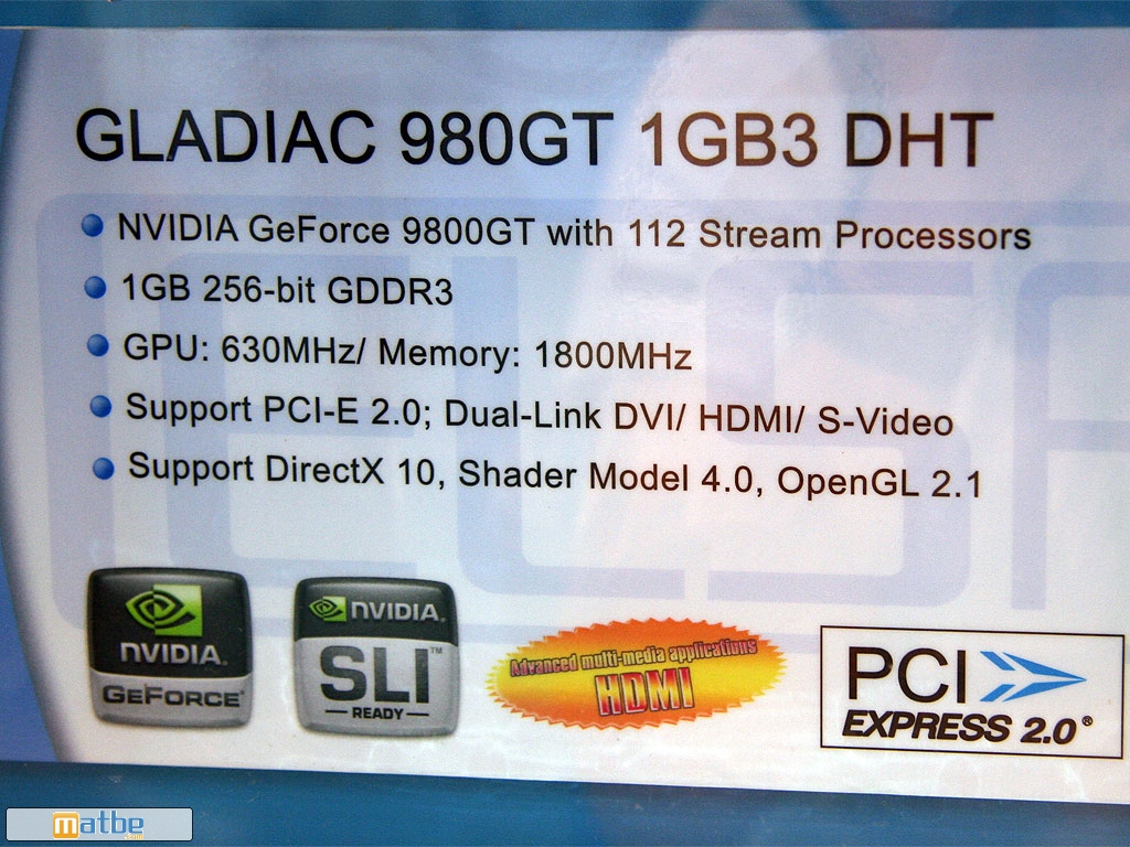 Media asset in full size related to 3dfxzone.it news item entitled as follows: Computex 2008: Elsa mostra la sua card GeForce 9800 GT | Image Name: news7752_2.jpg