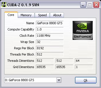 Media asset in full size related to 3dfxzone.it news item entitled as follows: CUDA-Z 0.1.19, il tool di sys info per le gpu CUDA Ready | Image Name: news7982_1.jpg