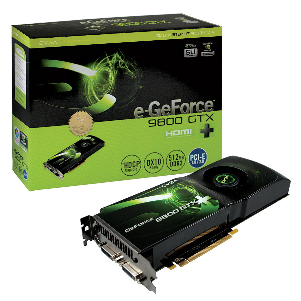 Immagine pubblicata in relazione al seguente contenuto: EVGA lancia la scheda grafica GeForce 9800GTX+ 512MB | Nome immagine: news8047_1.jpg