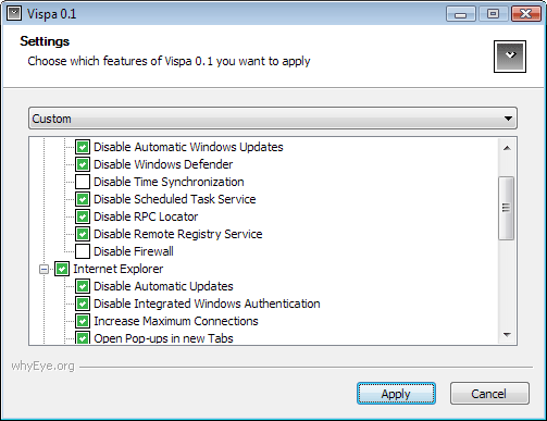 Immagine pubblicata in relazione al seguente contenuto: Vispa protegge la privacy degli utenti di Windows Vista | Nome immagine: news8060_1.png