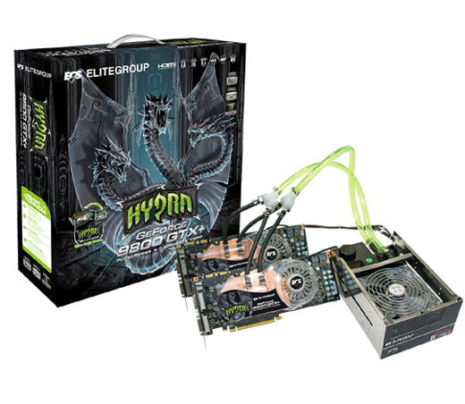 Immagine pubblicata in relazione al seguente contenuto: ECS lancia il GeForce 9800 GTX+ Hydra Pack con liquid cooling | Nome immagine: news8125_1.jpg