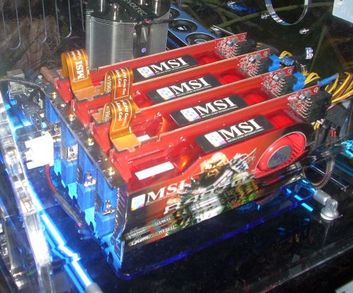 Immagine pubblicata in relazione al seguente contenuto: MSI mostra 4 video card ATI Radeon HD 4870 in Quad Crossfire | Nome immagine: news8374_1.jpg