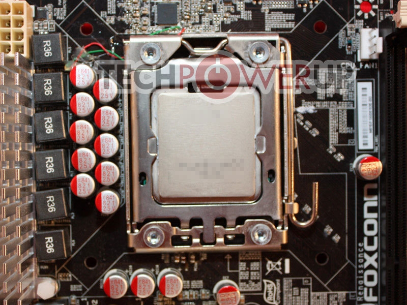 Media asset in full size related to 3dfxzone.it news item entitled as follows: Foto della mobo Renaissance di Foxconn per cpu Intel Core i7 | Image Name: news8381_2.jpg