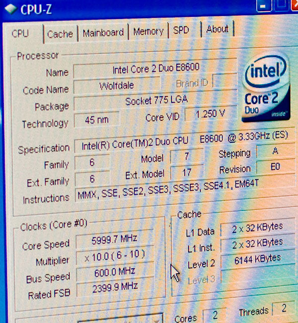 Immagine pubblicata in relazione al seguente contenuto: Extreme Overclocking: Intel Core 2 Duo E8600 fino a 6 GHz | Nome immagine: news8424_1.jpg