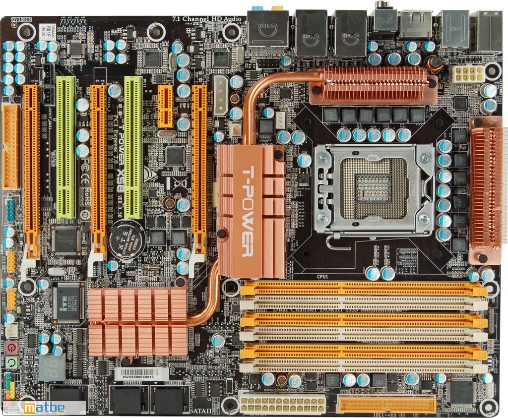 Immagine pubblicata in relazione al seguente contenuto: Foto della motherboard T-Power X58 di Biostar per cpu Core i7 | Nome immagine: news8734_1.jpg