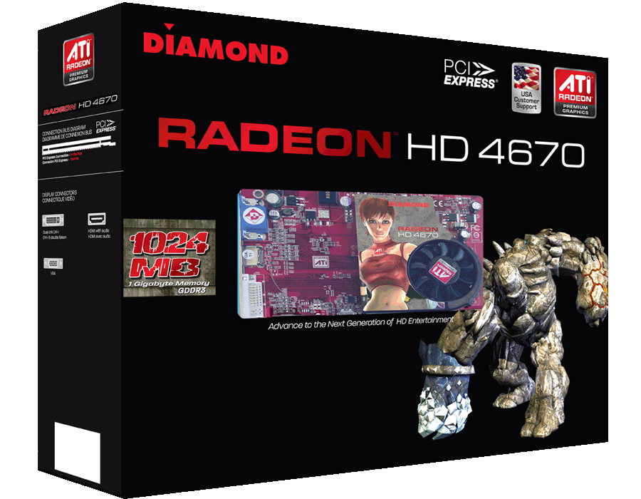 Media asset in full size related to 3dfxzone.it news item entitled as follows: Diamond lancia la video card Radeon HD 4670 con 1GB di RAM | Image Name: news8743_2.gif