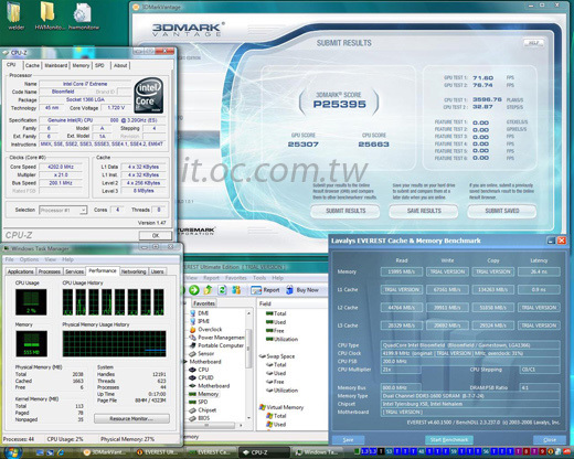 Immagine pubblicata in relazione al seguente contenuto: Una cpu Core i7 965 XE di Intel overclocked fino a 4.2GHz | Nome immagine: news8785_3.jpg