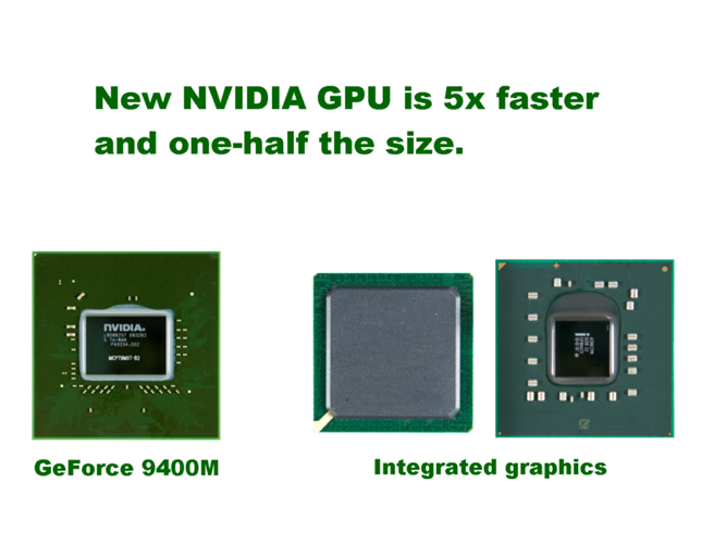 Media asset in full size related to 3dfxzone.it news item entitled as follows: NVIDIA lancia le gpu GeForce 9400M che piacciono tanto a Apple | Image Name: news8809_1.png