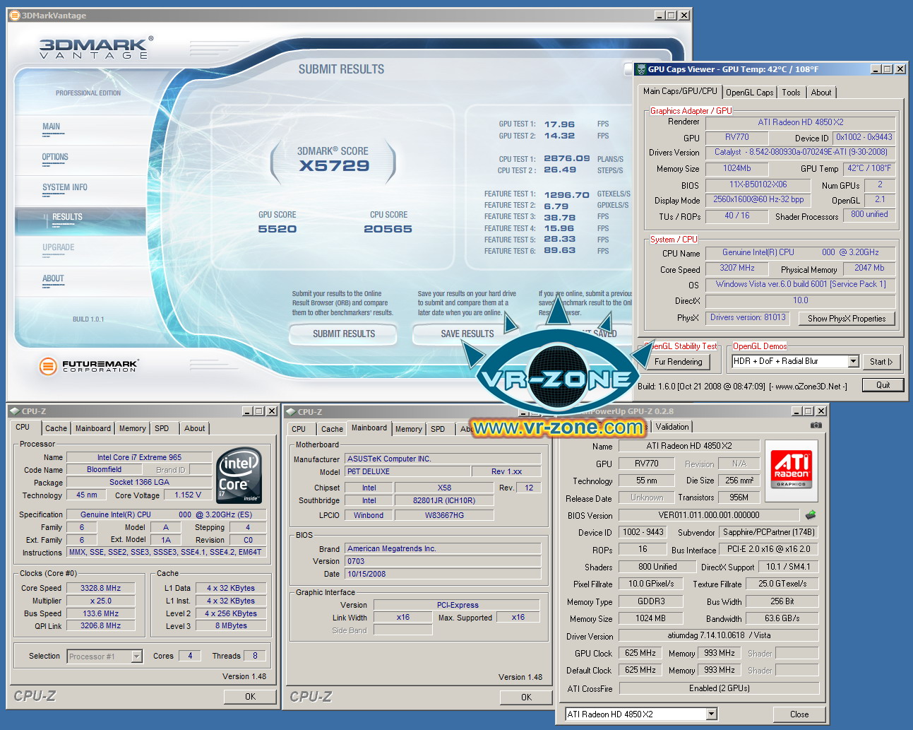 Media asset in full size related to 3dfxzone.it news item entitled as follows: Sapphire ATI Radeon HD 4850 X2 su Core i7: primi benchmark | Image Name: news8895_5.jpg