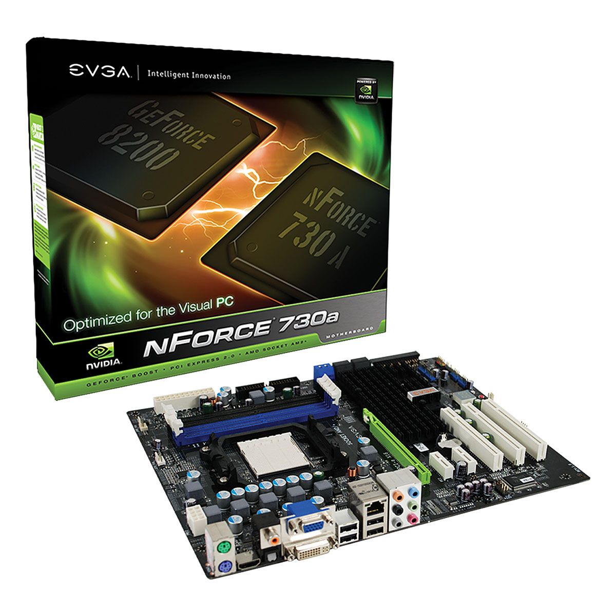 Immagine pubblicata in relazione al seguente contenuto: EVGA commercializza la motherboard nForce 730a per cpu AM2+ | Nome immagine: news9075_1.jpg