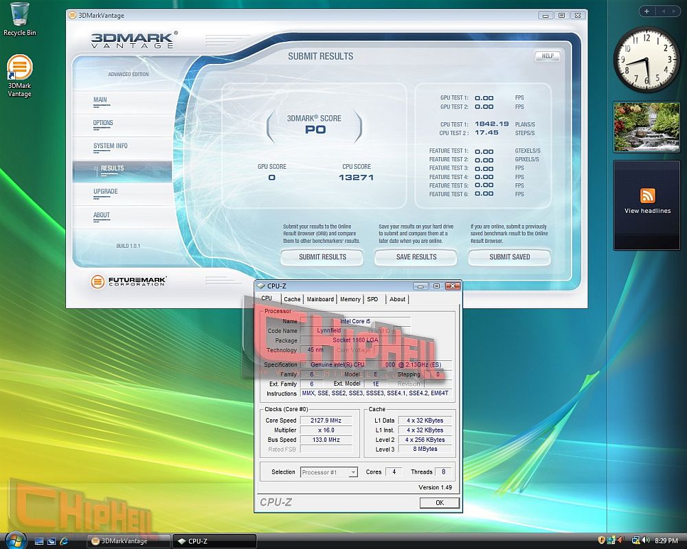 Immagine pubblicata in relazione al seguente contenuto: Intel, primi benchmark del processore Core i5 aka Lynnfield | Nome immagine: news9178_5.jpg
