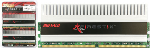 Immagine pubblicata in relazione al seguente contenuto: Da Buffalo le DDR3 FireStix Inferno operanti a 2200MHz @ 2.1V | Nome immagine: news9285_1.jpg