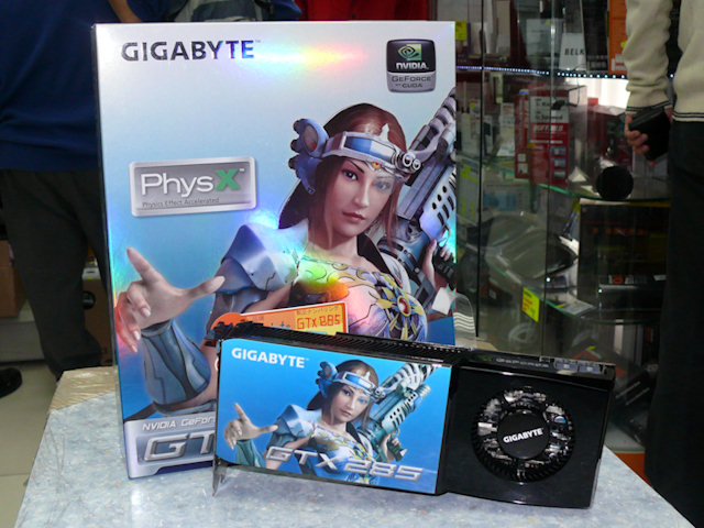 Immagine pubblicata in relazione al seguente contenuto: E' di Gigabyte la prima GeForce GTX 285 sul mercato | Nome immagine: news9314_1.jpg