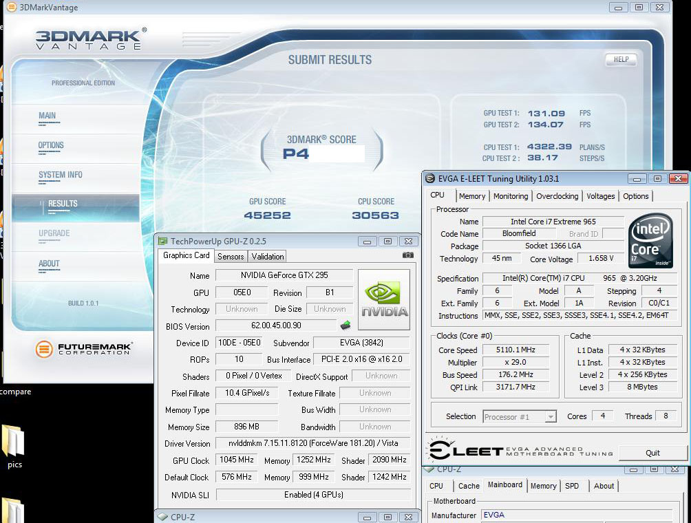 Media asset in full size related to 3dfxzone.it news item entitled as follows: 3DMark Vantage, oltre i 40K punti con Core i7 e GTX 295+ SLI | Image Name: news9385_3.jpg