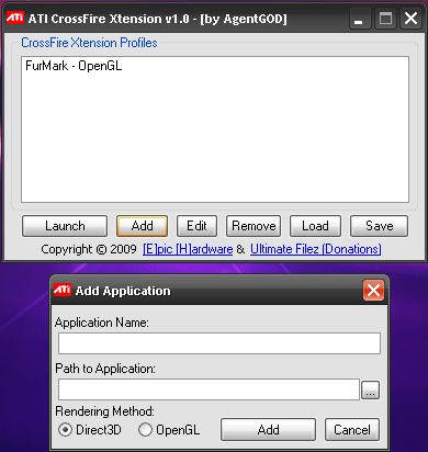 Immagine pubblicata in relazione al seguente contenuto: Abilitare il supporto di ATI CrossFire con il tool Xtension 1.0 | Nome immagine: news9691_1.jpg