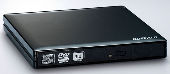 Immagine pubblicata in relazione al seguente contenuto: Buffalo realizza un DVD writer esterno USB da abbinare ai netbook | Nome immagine: news9796_1.jpg