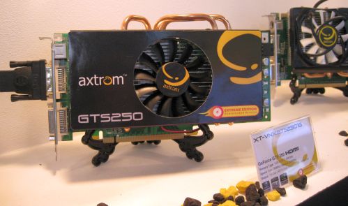 Media asset in full size related to 3dfxzone.it news item entitled as follows: Da Axtrom la pi� veloce GeForce GTS 250 overclocked by factory | Image Name: news9815_1.jpg